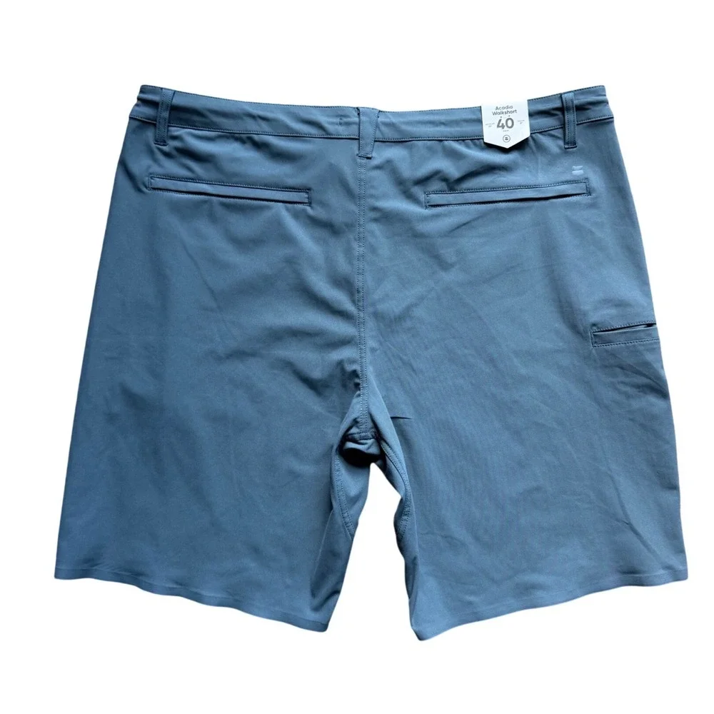 Jetty Shorts Mens 40 Acadia Walkshort Blue Performance Quick Dry NEW